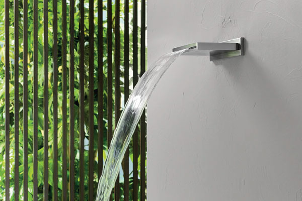 waterfall shower head