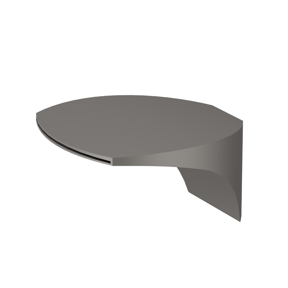 Cascade Flow Tub Spout - Waterfall | Steel Grey