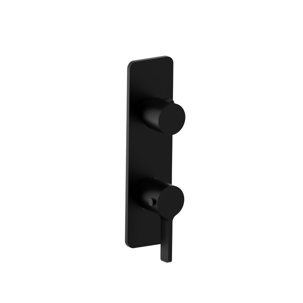 Thermostatische douchemengkraan - 1 uitgang | Gloss Black