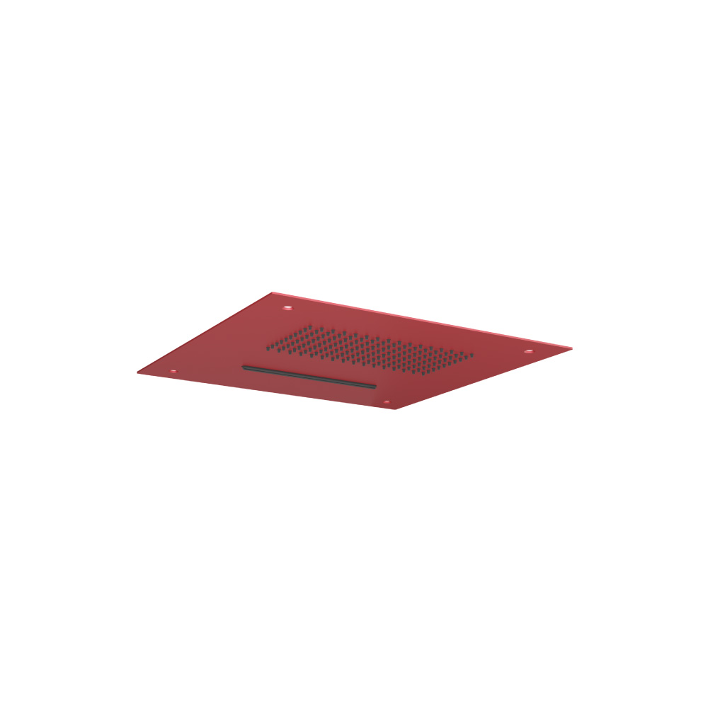 Inbouw hoofddouche met watervalfunctie - RVS - 380mm | Crimson