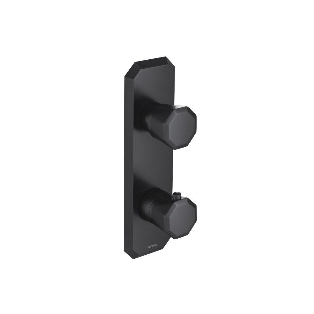 Thermostatische douchemengkraan - 3 uitgangen | Mat zwart