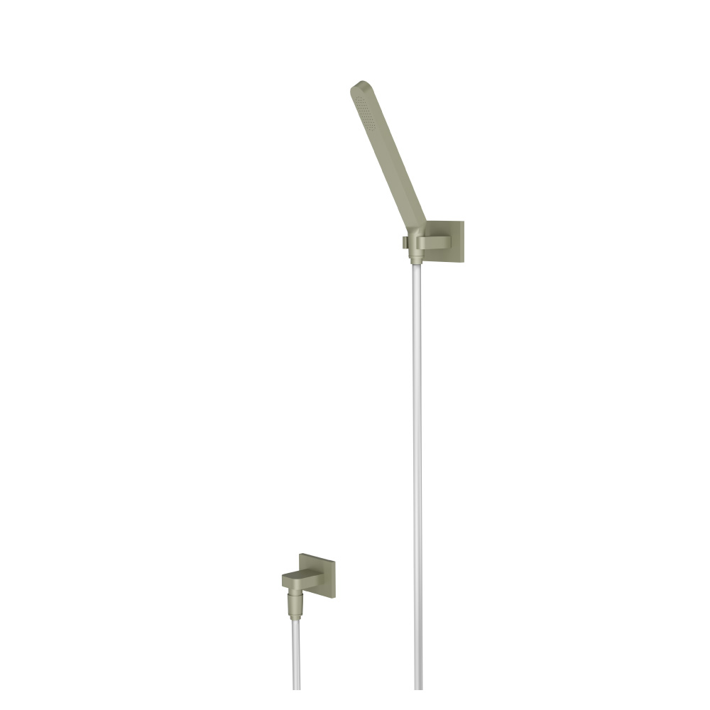 Hand Shower Set With Wall Elbow, Holder and Hose | Army Green