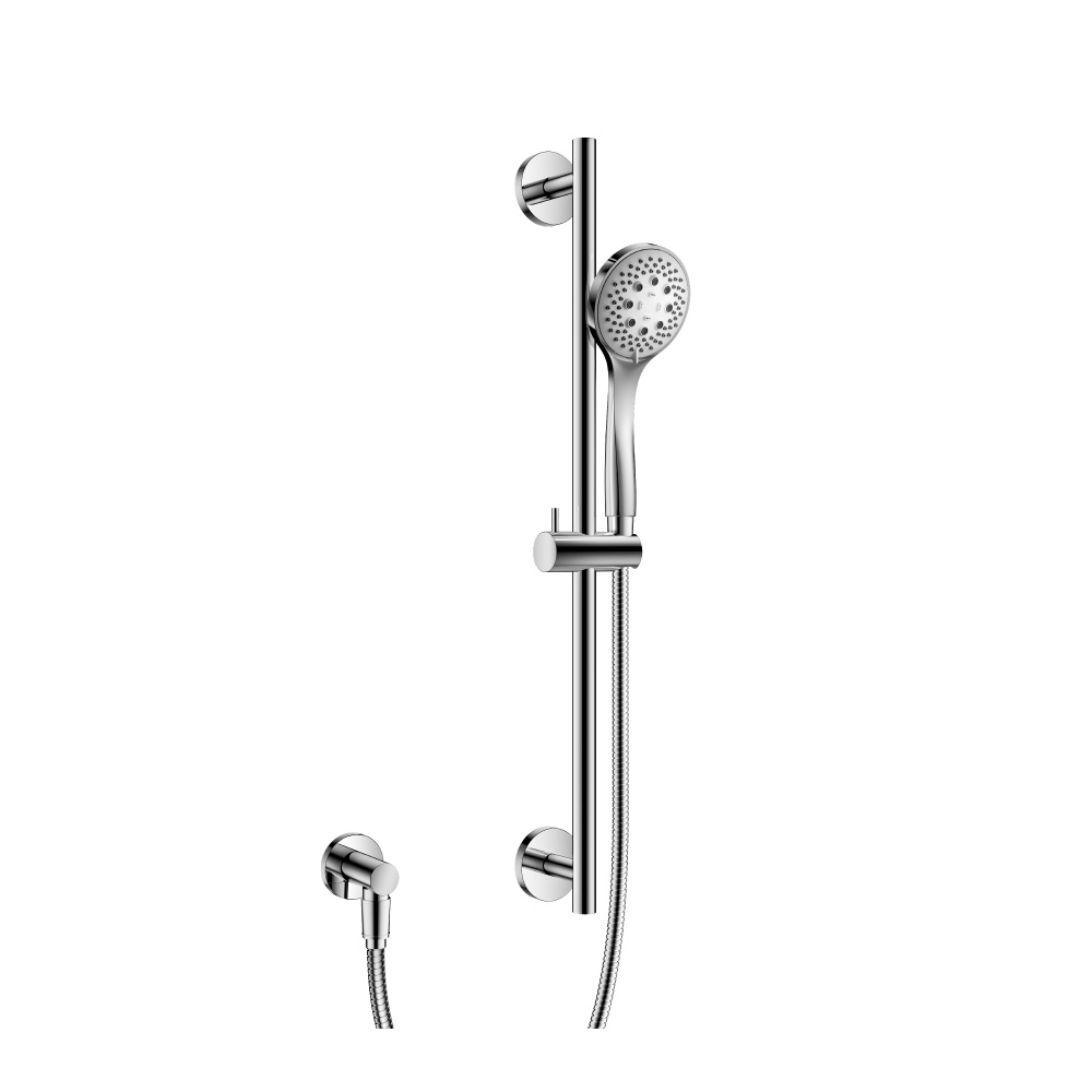 Hand Shower Set with Slide Bar and Elbow | Chroom