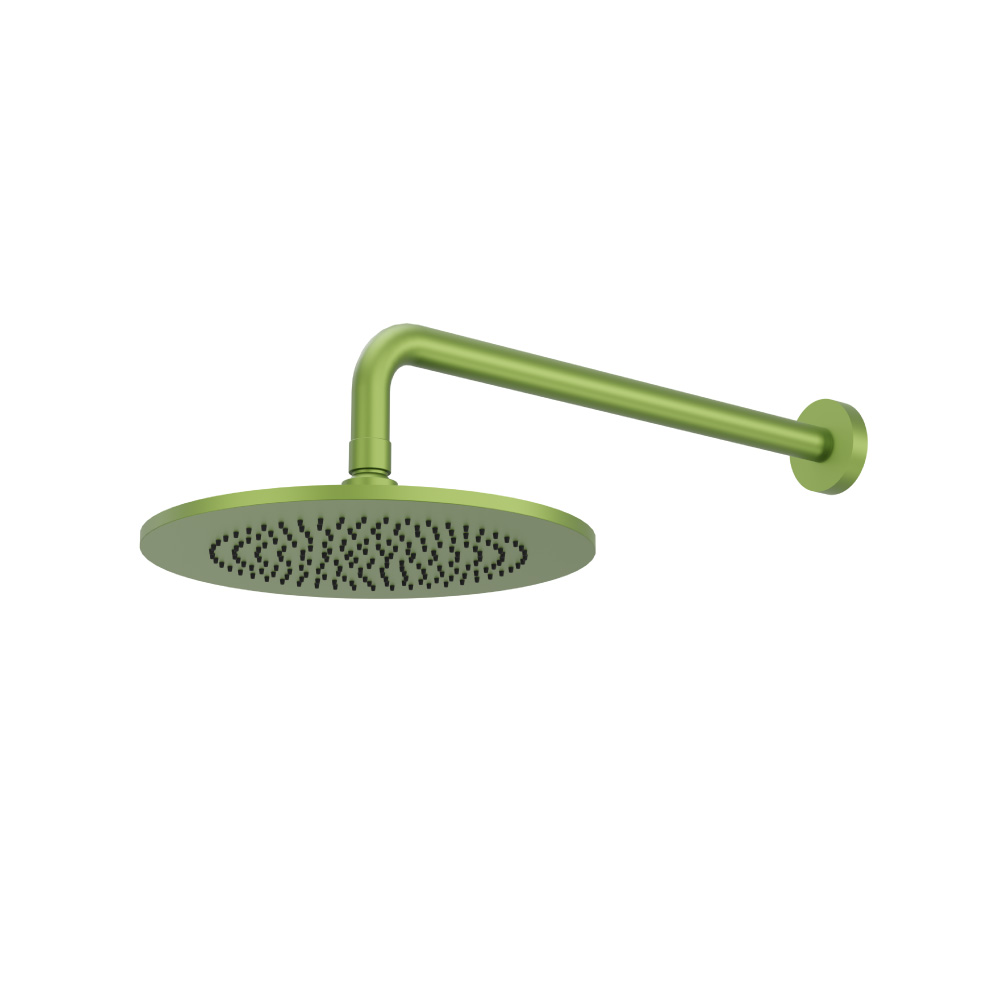 10" Rain Head with 16" Arm | Flusso Green