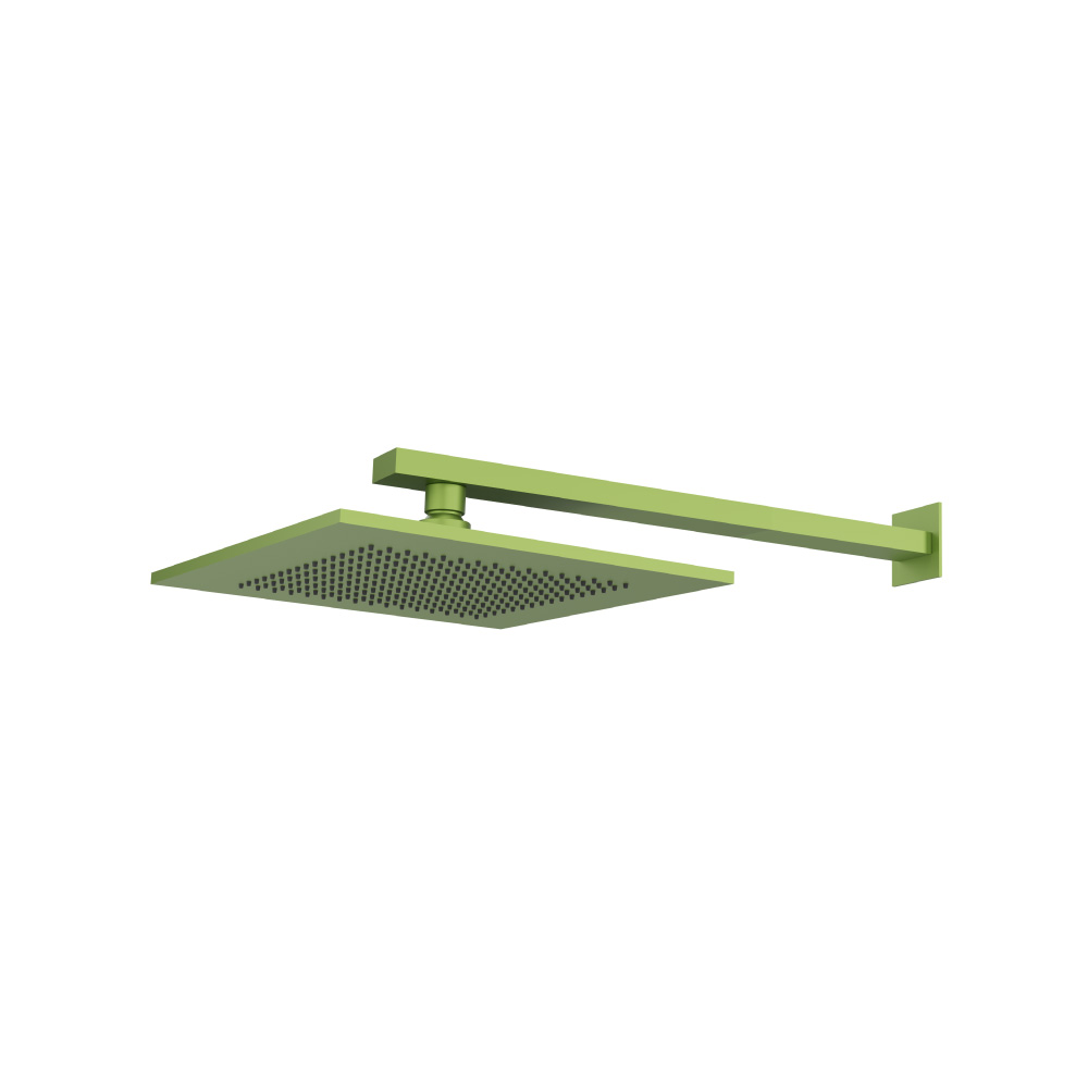 10" Rain Head with 16" Arm | Flusso Green