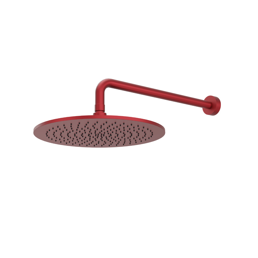 300 mm ronde hoofddouche met 400 mm douchearm | Crimson