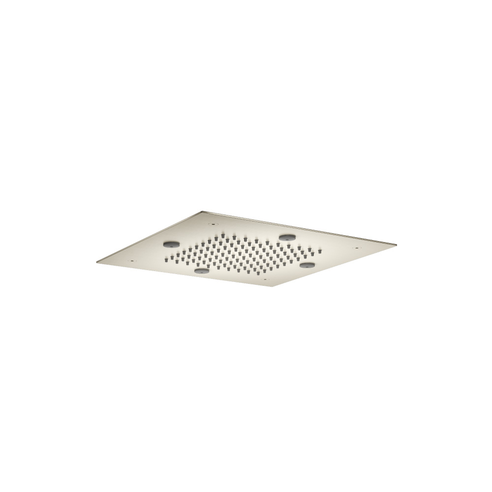 12" Stainless Steel Flush Mount Rainhead With Mist Flow | Geborsteld nikkel PVD