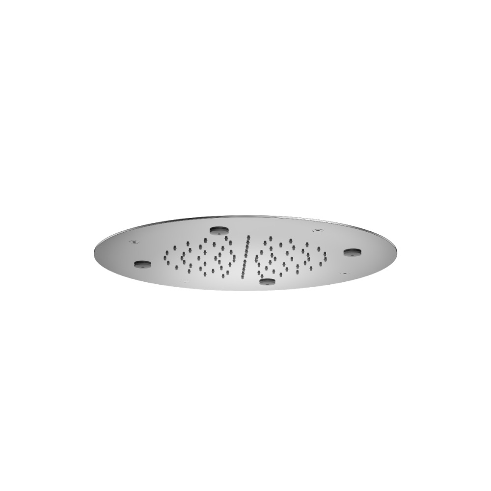 15" Stainless Steel Flush Mount Rainhead With Mist Flow | Chroom