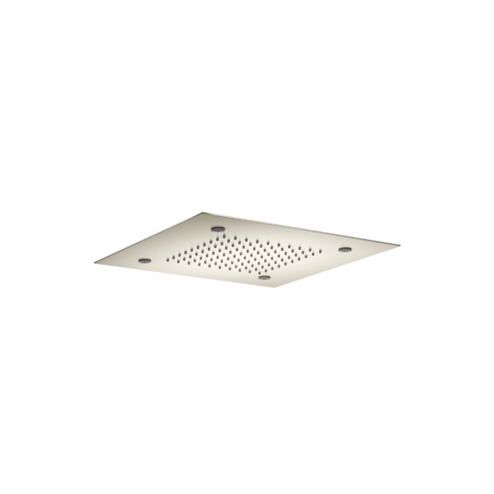 15" Stainless Steel Flush Mount Rainhead With Mist Flow | Geborsteld nikkel PVD