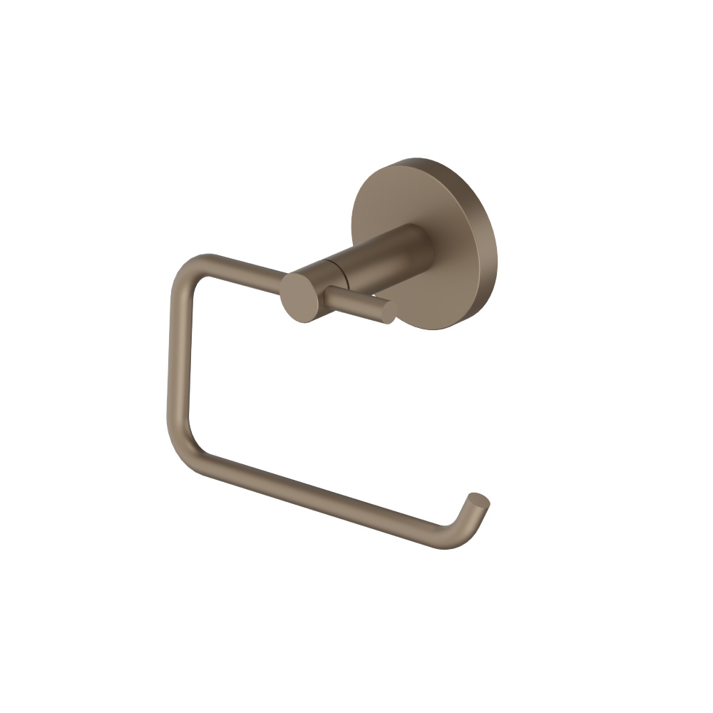 Brass Toilet Paper Holder | Dark Tan