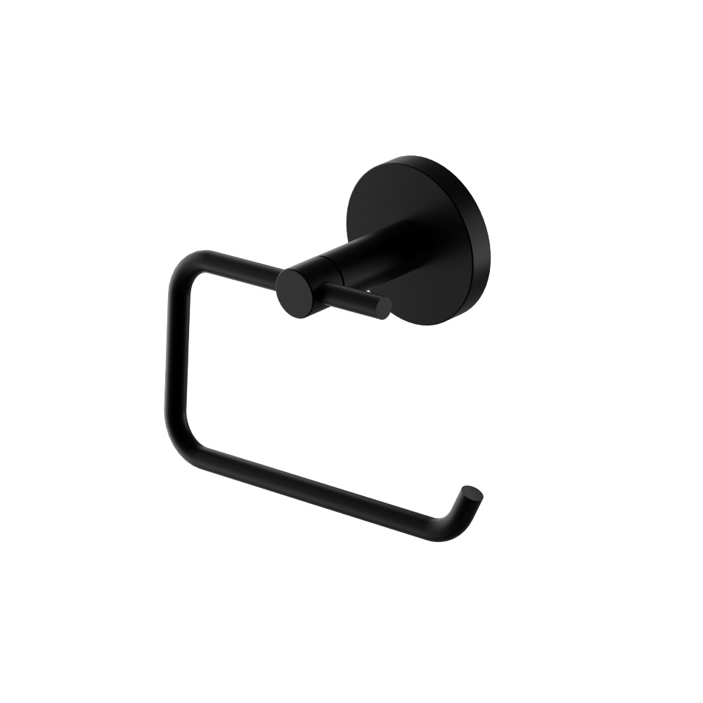 Brass Toilet Paper Holder | Gloss Black