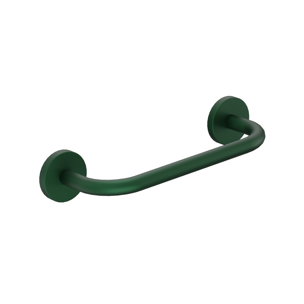 Brass Towel Ring | Leaf Green