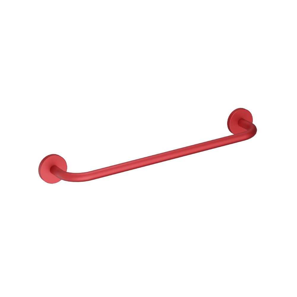 Brass Towel Bar - 18" | Deep Red