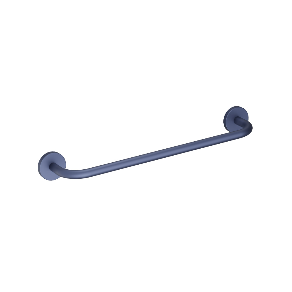 Brass Towel Bar - 18" | Navy Blue