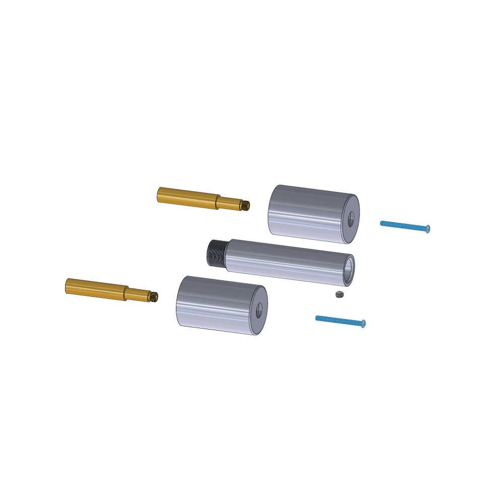 0.9" Extension Kit - For Use with ORO.1950 or ORO.2450 | Chroom