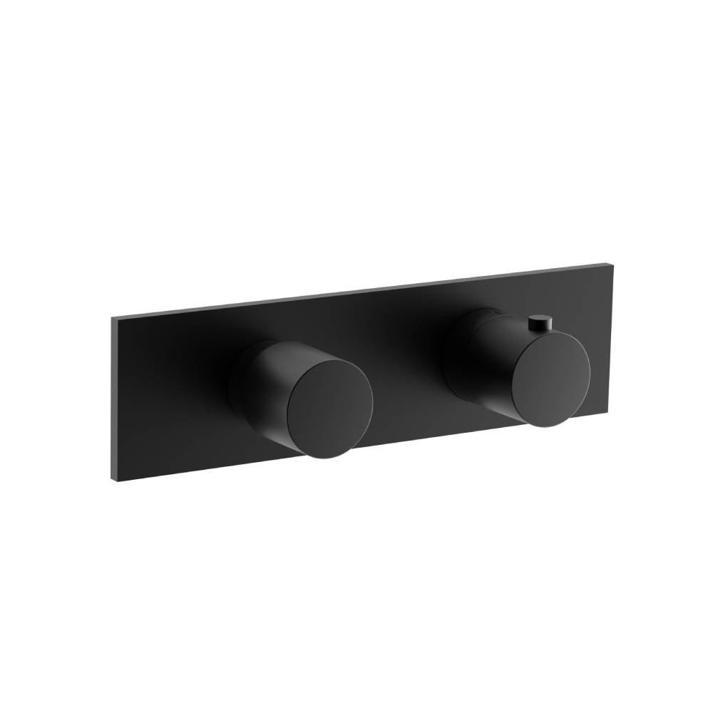 Thermostatische douchemengkraan - 1 uitgang | Gloss Black