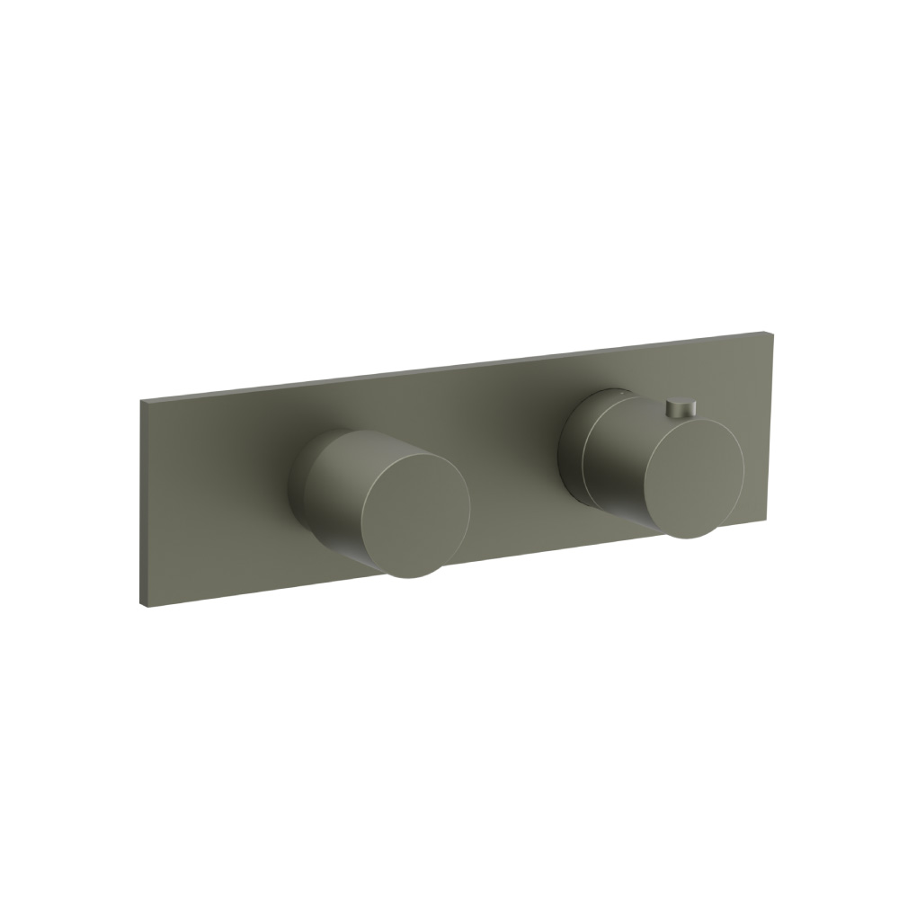 Thermostatische douchemengkraan - 3 uitgangen | Gun Metal Grey