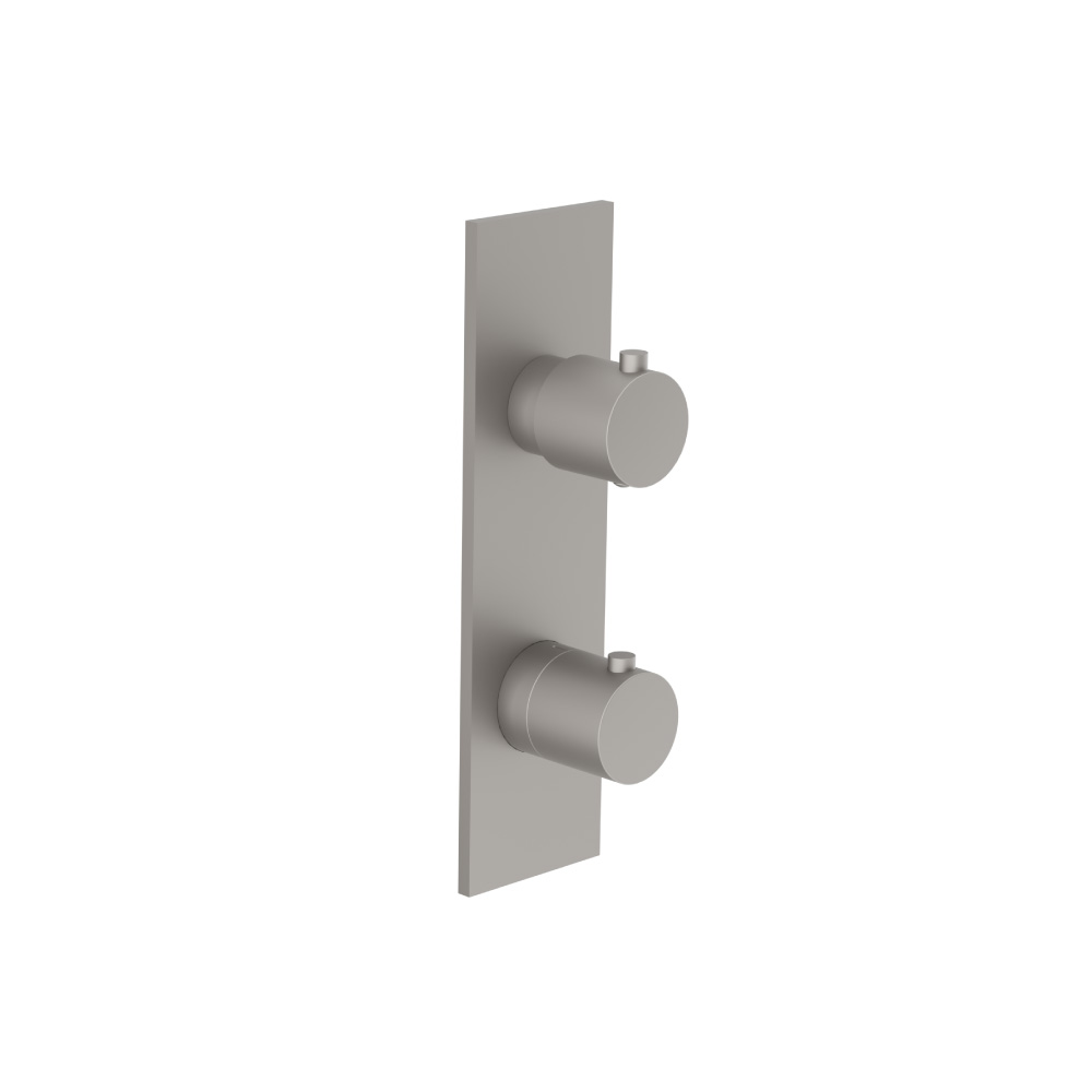 Thermostatische douchemengkraan - 2 uitgangen | Steel Grey