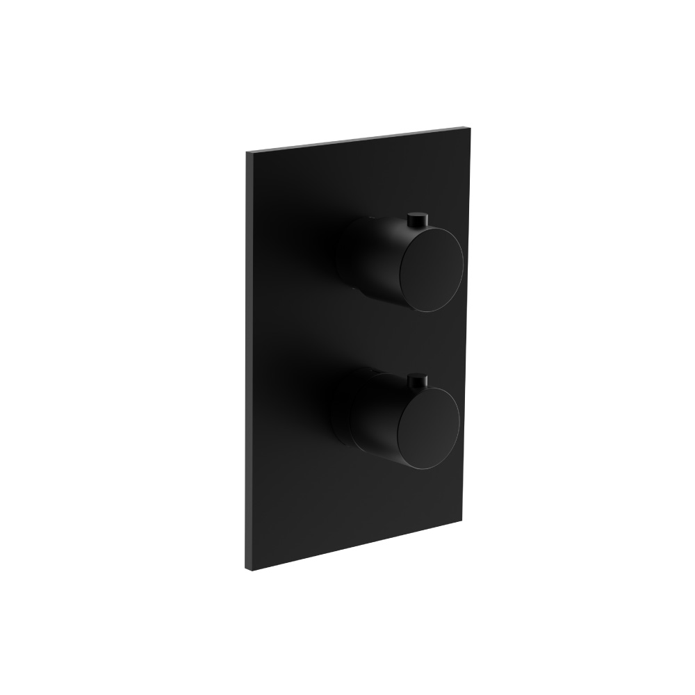 Thermostatische douchemengkraan - 1 uitgang | Gloss Black