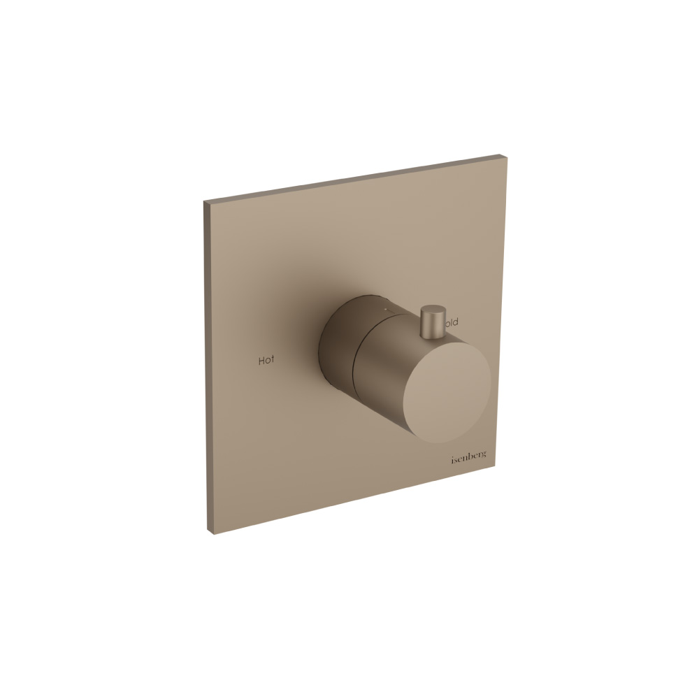 3/4" Thermostatic Valve With Trim | Dark Tan