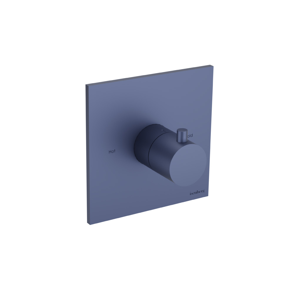 3/4" Thermostatic Valve With Trim | Navy Blue