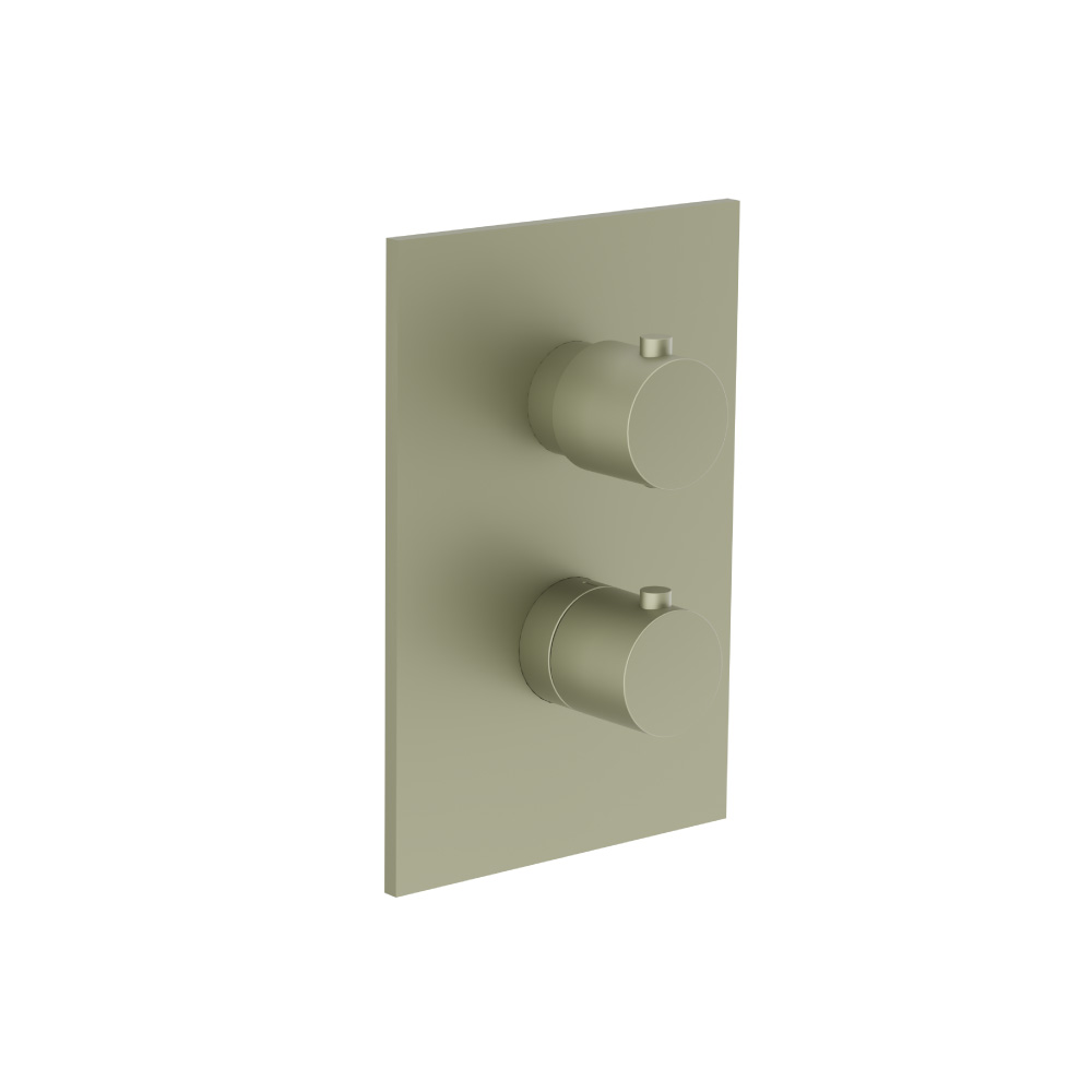 Thermostatische douchemengkraan - 3 uitgangen | Army Green