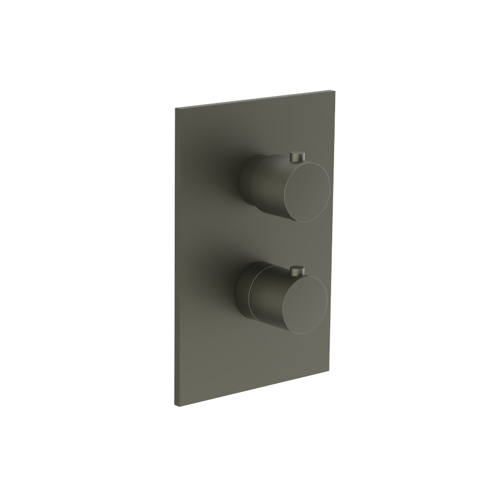 Thermostatische douchemengkraan - 3 uitgangen | Dark Green