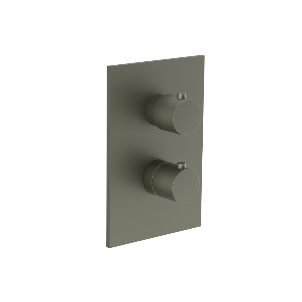 Thermostatische douchemengkraan - 3 uitgangen | Gun Metal Grey