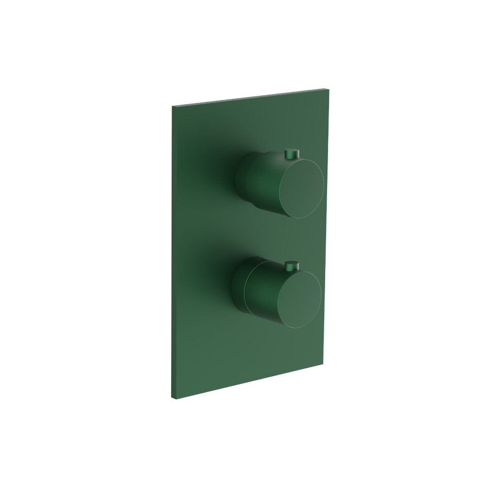 Thermostatische douchemengkraan - 3 uitgangen | Leaf Green