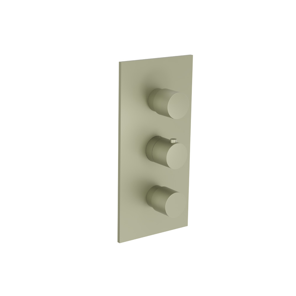 Thermostatische douchemengkraan - 2 uitgangen | Army Green