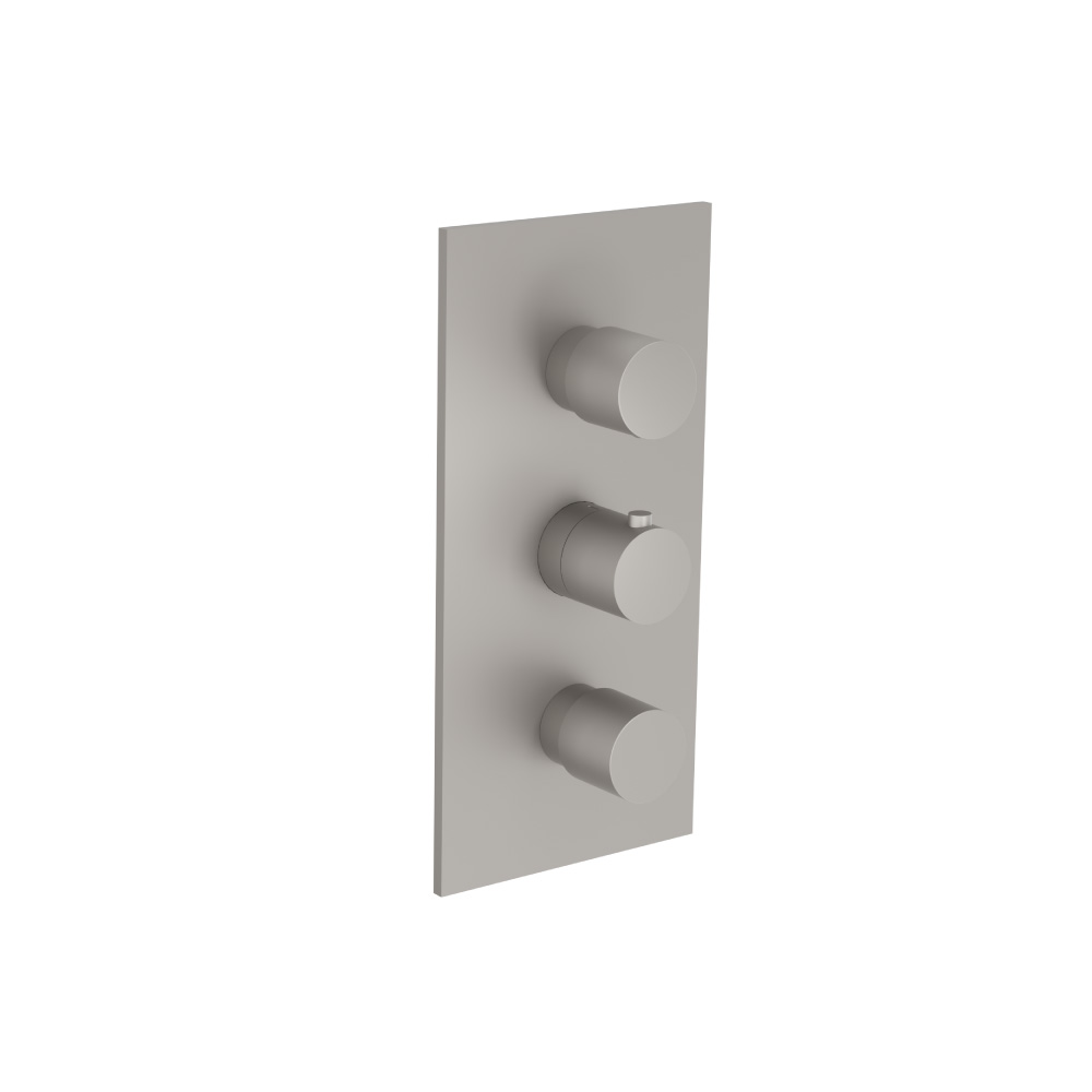 Thermostatische douchemengkraan - 2 uitgangen | Steel Grey