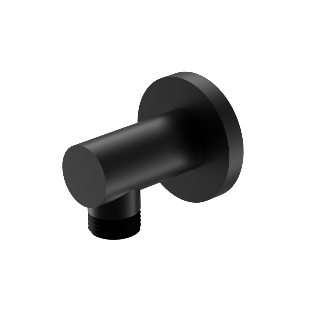 Wanduitlaat voor douche | Gloss Black