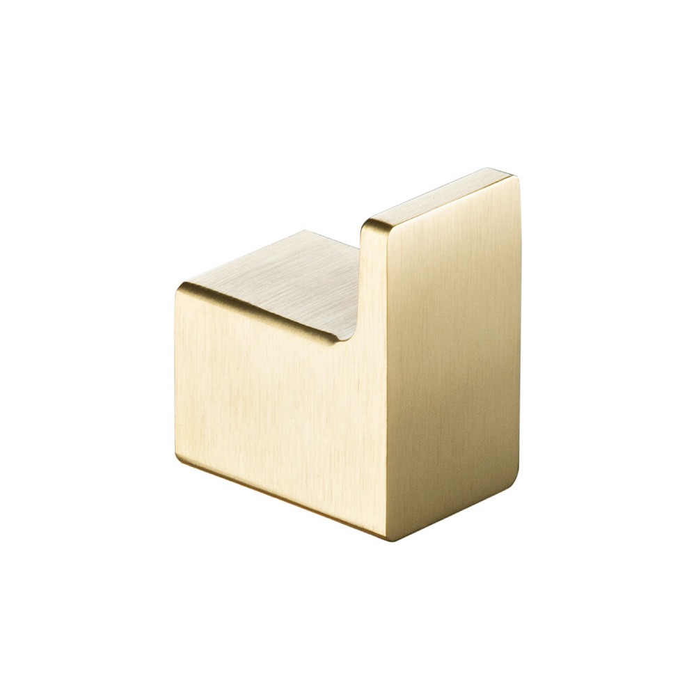 Brass Bathroom Towel / Robe Hook | Geborsteld messing PVD