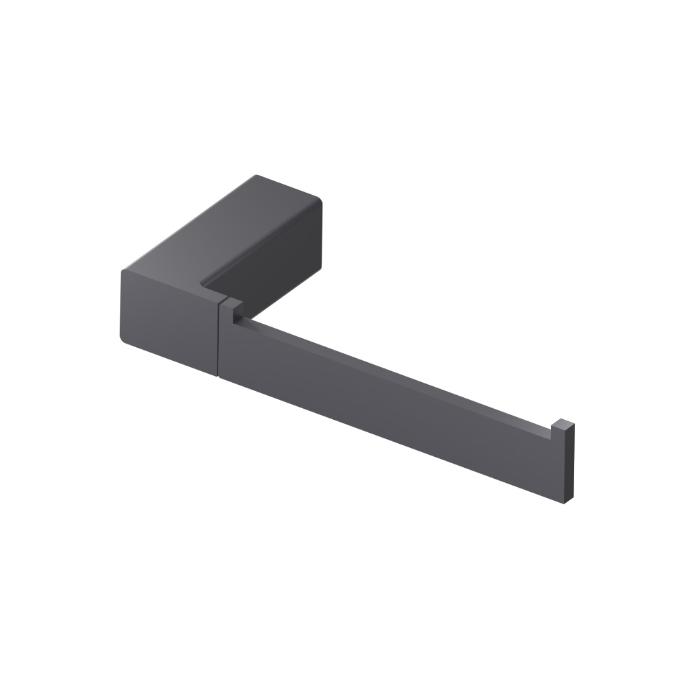 Brass Toilet Paper Holder | Dark Grey