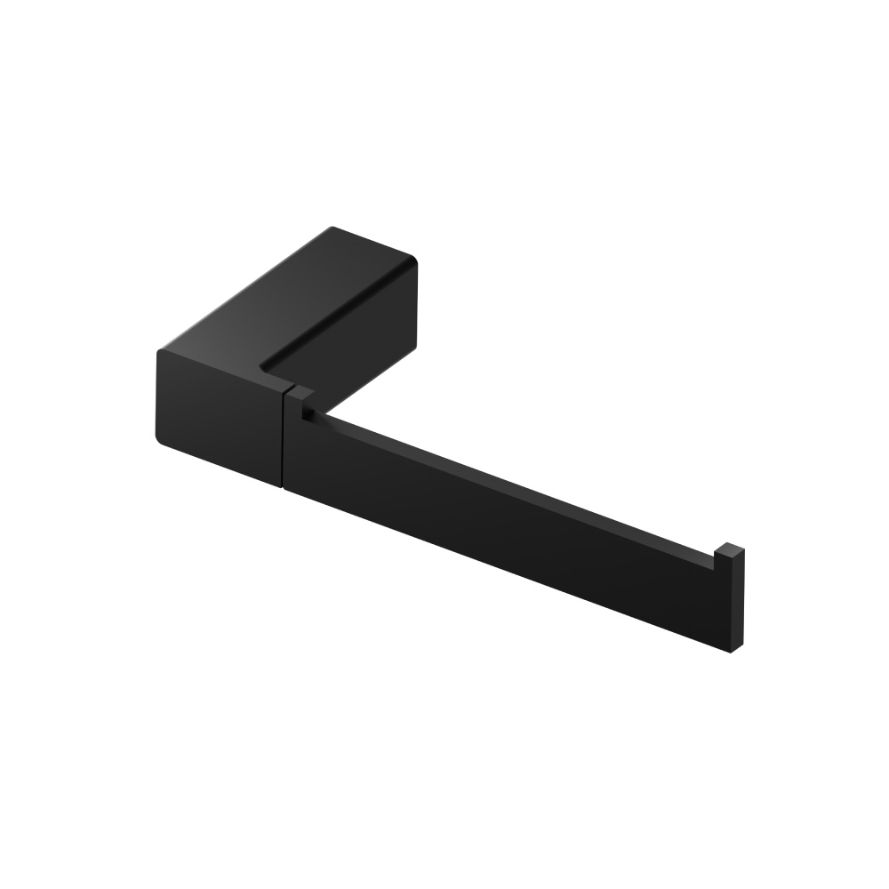 Brass Toilet Paper Holder | Gloss Black