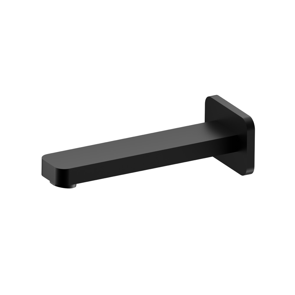 Wandgemonteerde baduitloop | Gloss Black