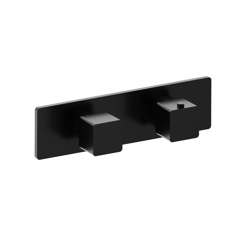 Thermostatische douchemengkraan - 1 uitgang | Gloss Black