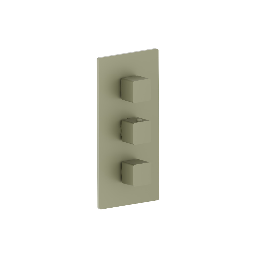 Thermostatische douchemengkraan - 2 uitgangen | Army Green