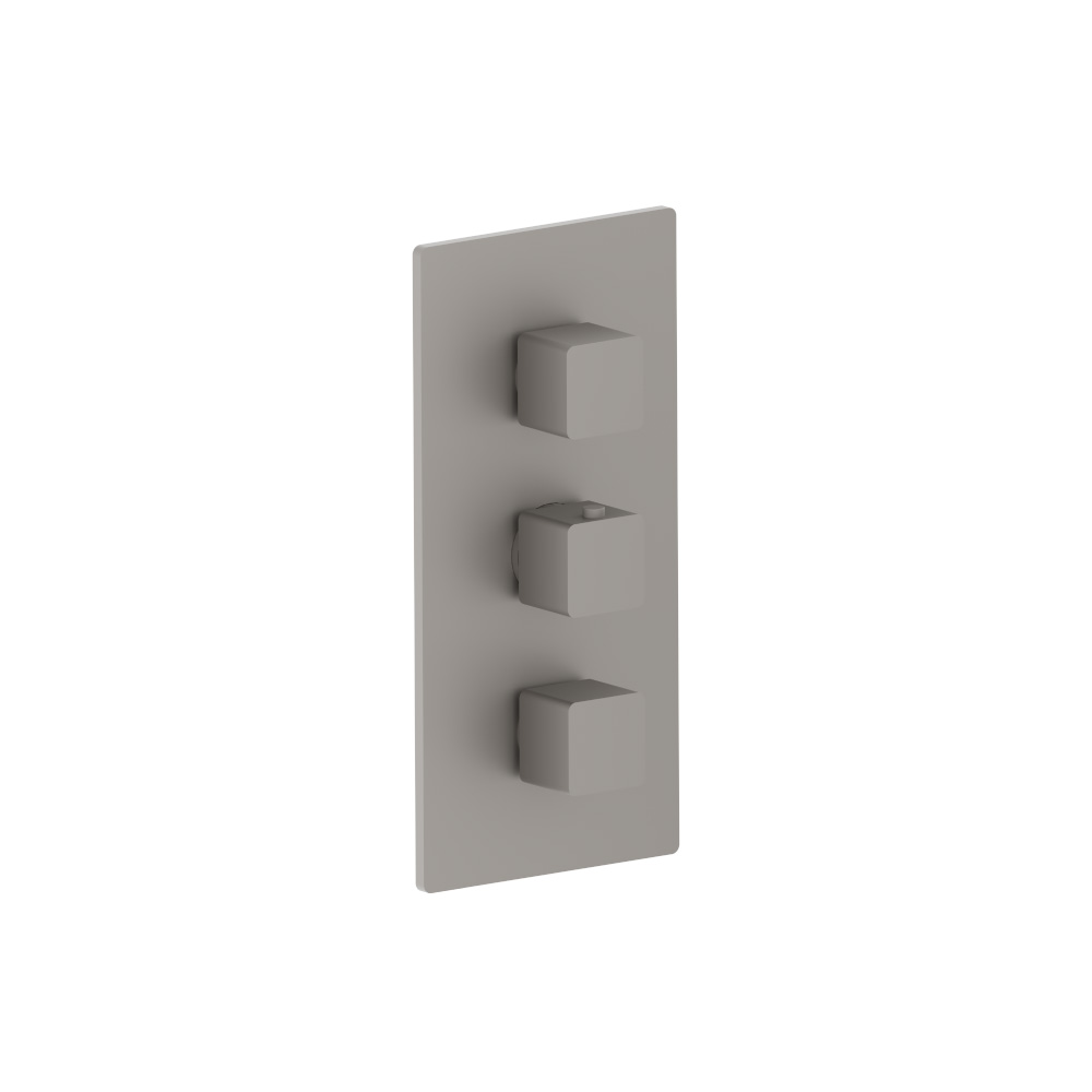 Thermostatische douchemengkraan - 2 uitgangen | Steel Grey