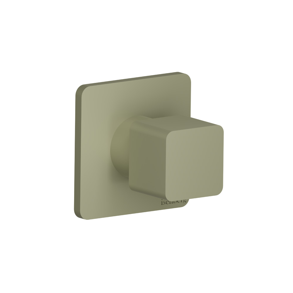 3/4" Volumeregeling inbouwdeel met afbouwdeel | Army Green