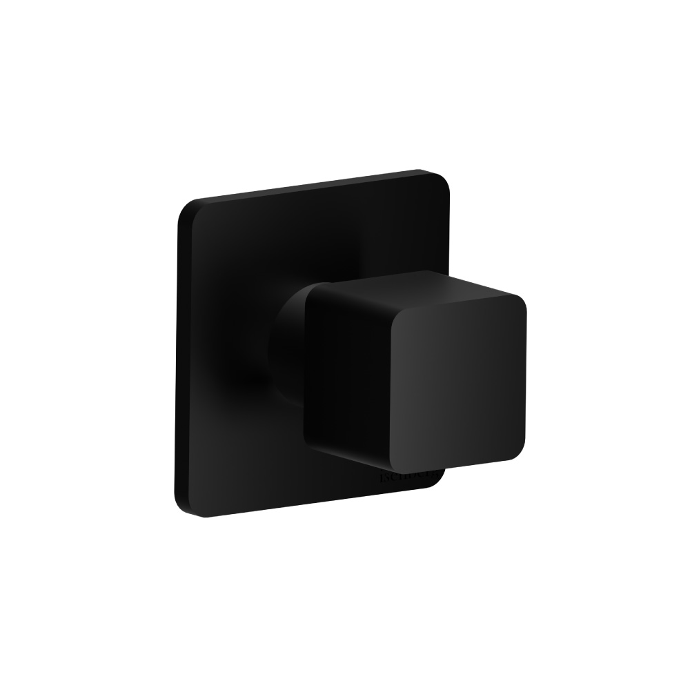 3/4" Volumeregeling inbouwdeel met afbouwdeel | Gloss Black