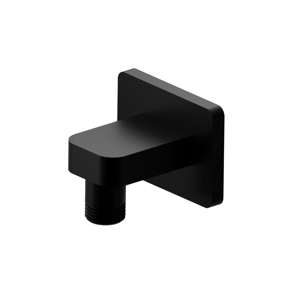 Wanduitlaat voor douche | Gloss Black