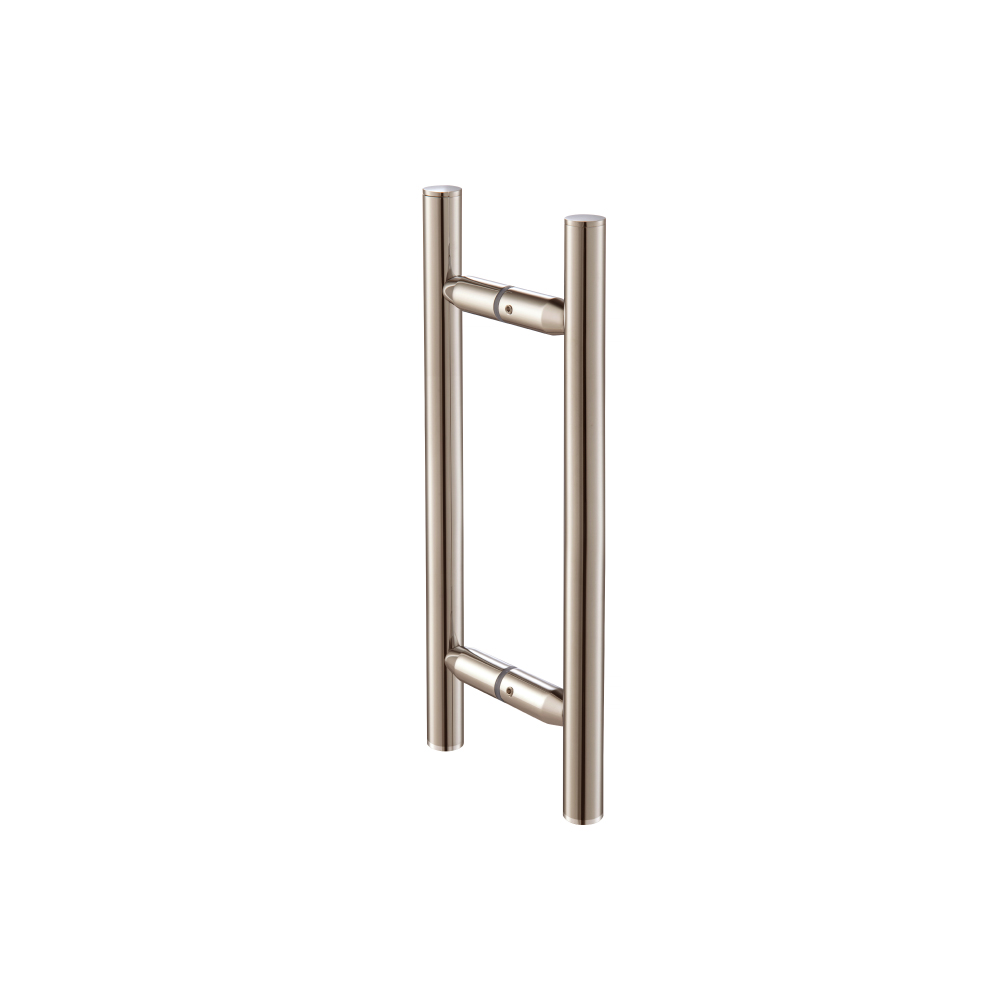 8" Back-To-Back Shower Door Pull Handle | Gepolijst nikkel PVD