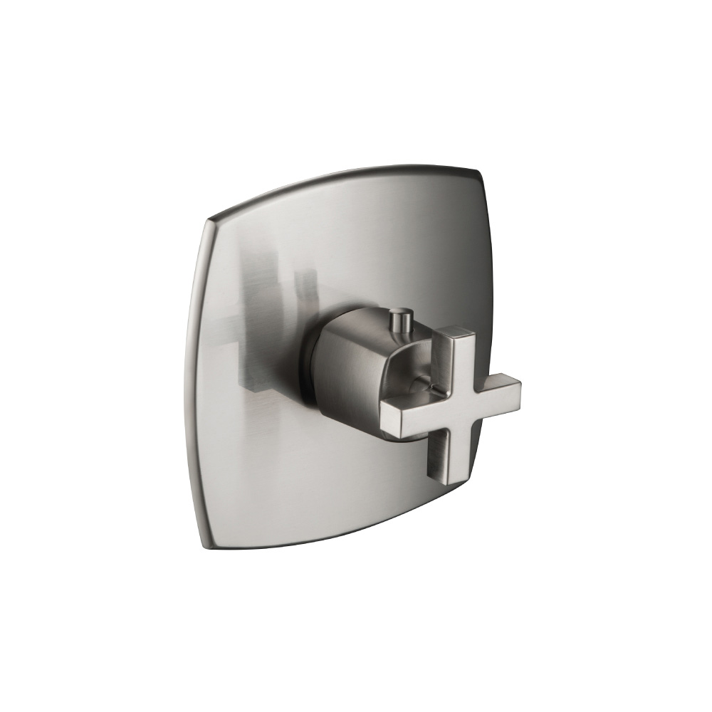 3/4" Thermostatic Valve With Trim | Geborsteld nikkel PVD