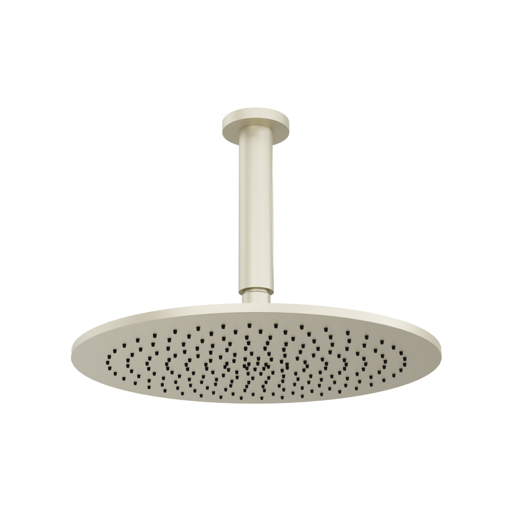 300 mm ronde hoofddouche met 150 mm plafond douchearm | Light Tan