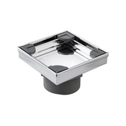 4" Tile Insert Floor Drain with 2" Outlet