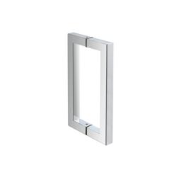 8" Back-To-Back Square Shower Door Pull Handle